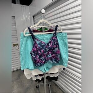 Torrid | Bralette and Cheeky Panty in Multi Color Pink and Purple | size 3